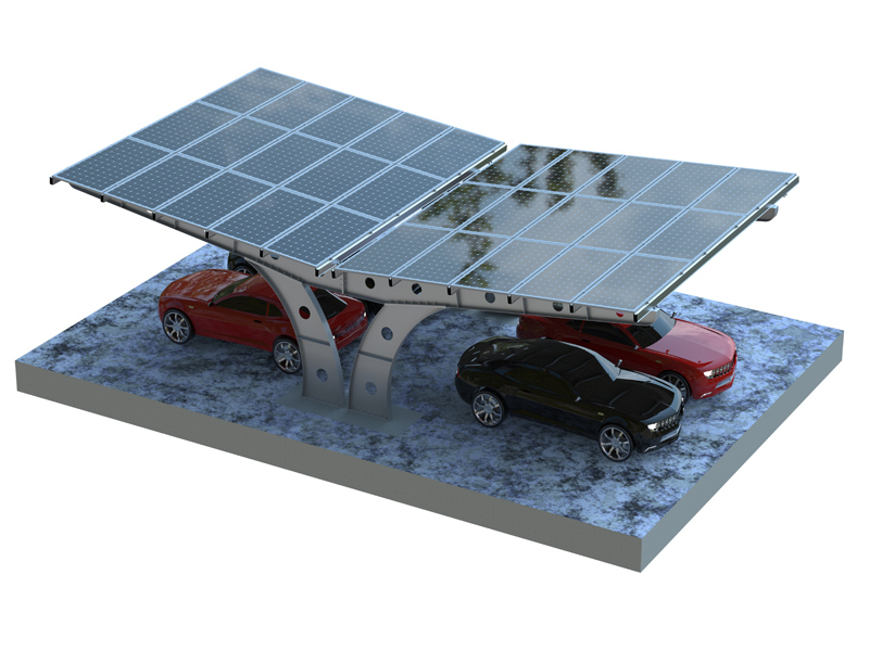 Cantilever Steel Solar Carport
