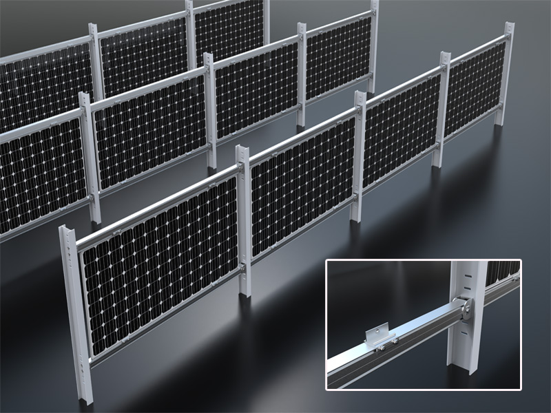 Vertical Bifacial Photovoltaic Farms