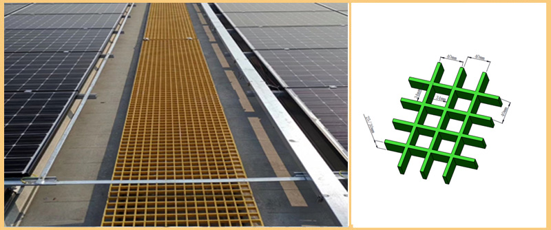 FRP Grating Walkway