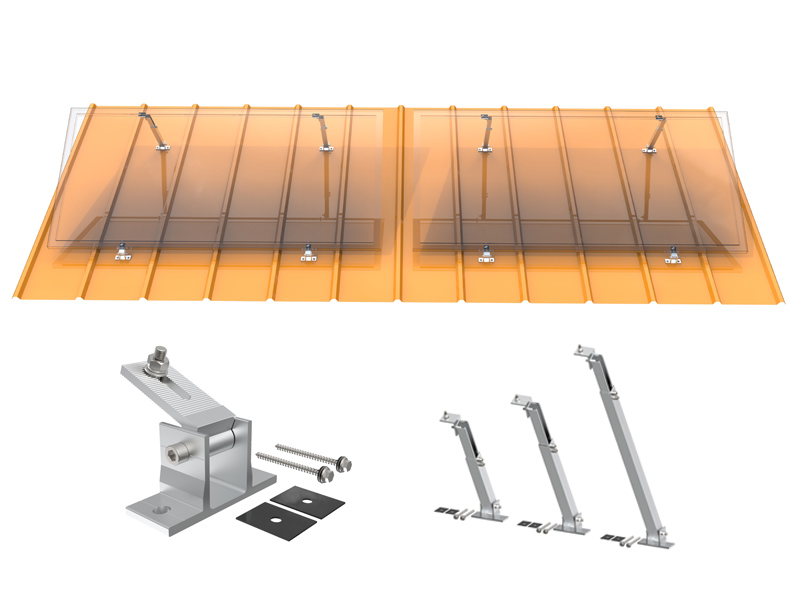 Adjustable Solar Panel Tilt Mount Brackets Aluminum Alloy Mounting Bracket Stand Systems