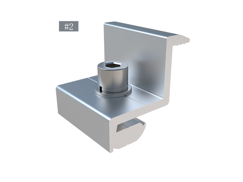 Wholesale Solar Mount Structure Alumunum End Clamp